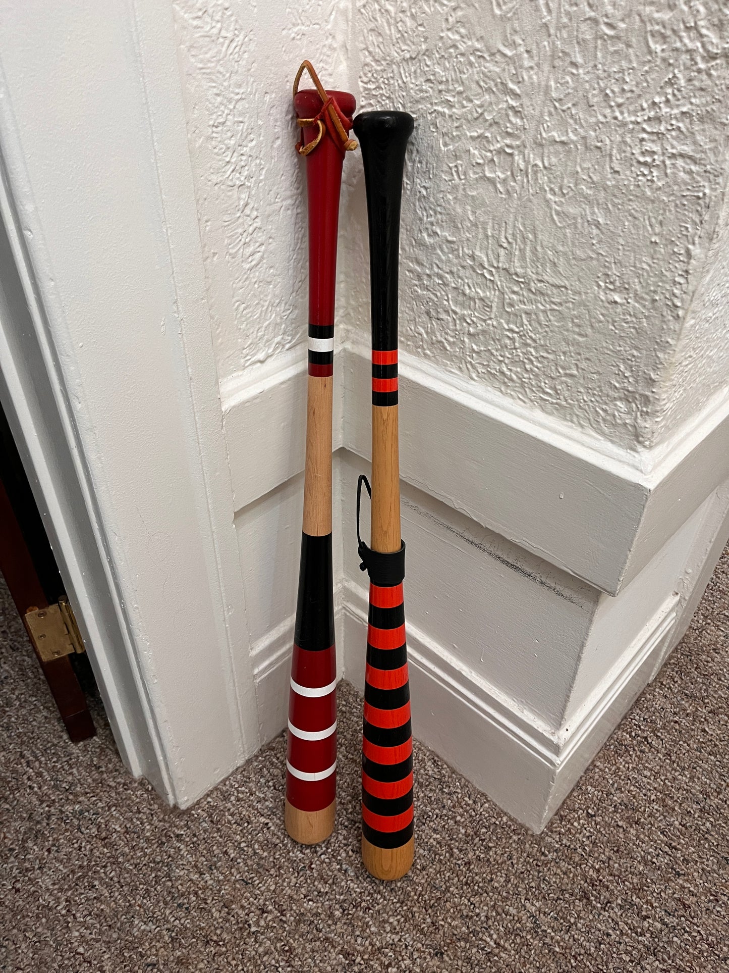 Mitchell Bat Co. Hand-Painted Bats SET OF TWO
