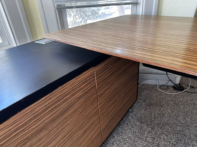Diplomat Executive Desk with filing cabinet
